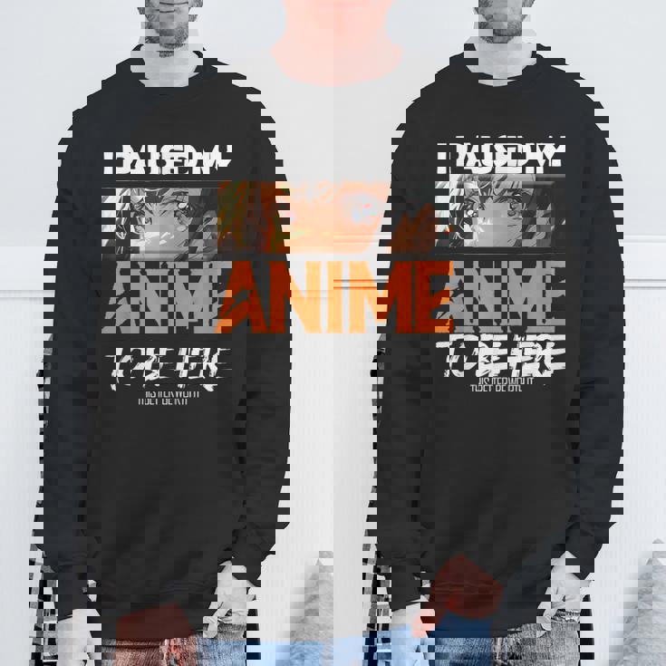 I Paused My Anime Manga Cute Weeb Kawaii Otaku アニメ グッズ スウェットシャツ 高齢者への贈り物