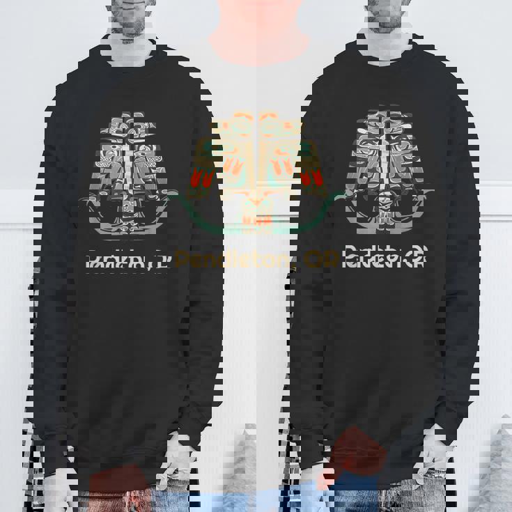 Pendleton Oregon Thunderbird Nw ネイティブアメリカン スウェットシャツ 高齢者への贈り物