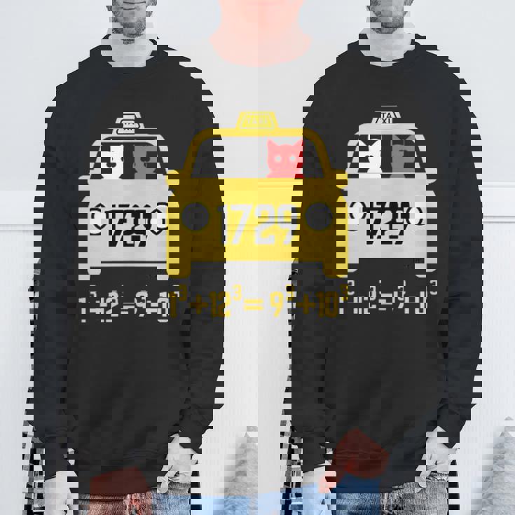 Penredpen タクシーキャット、ラマヌジャンタクシータクシー番号 1729 スウェットシャツ 高齢者への贈り物