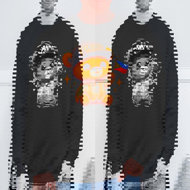 Pinoy バロン フィリピン国旗 フィリピンテディベア スウェットシャツ 高齢者への贈り物