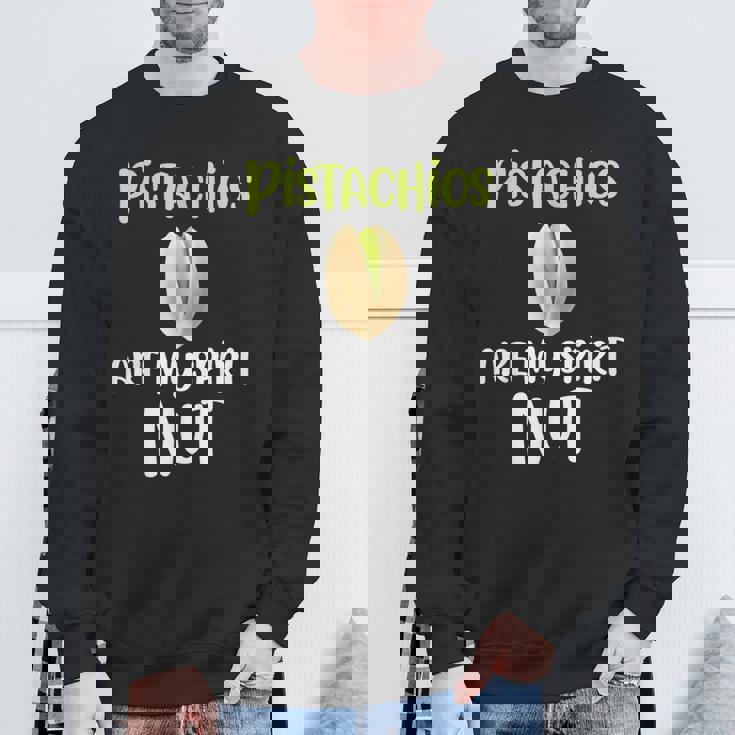 Pistachios Are Mypirit ナッツアイスクリームトッピングチョコレート スウェットシャツ 高齢者への贈り物