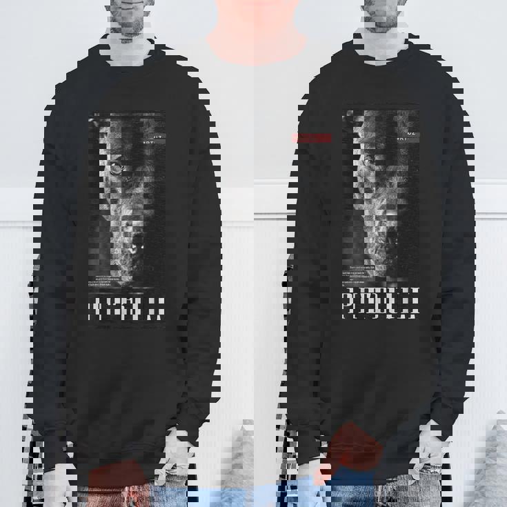 Pitbull 野生の犬テリアの肖像画 ブルドッグ 犬の飼い主 ピットブル スウェットシャツ 高齢者への贈り物