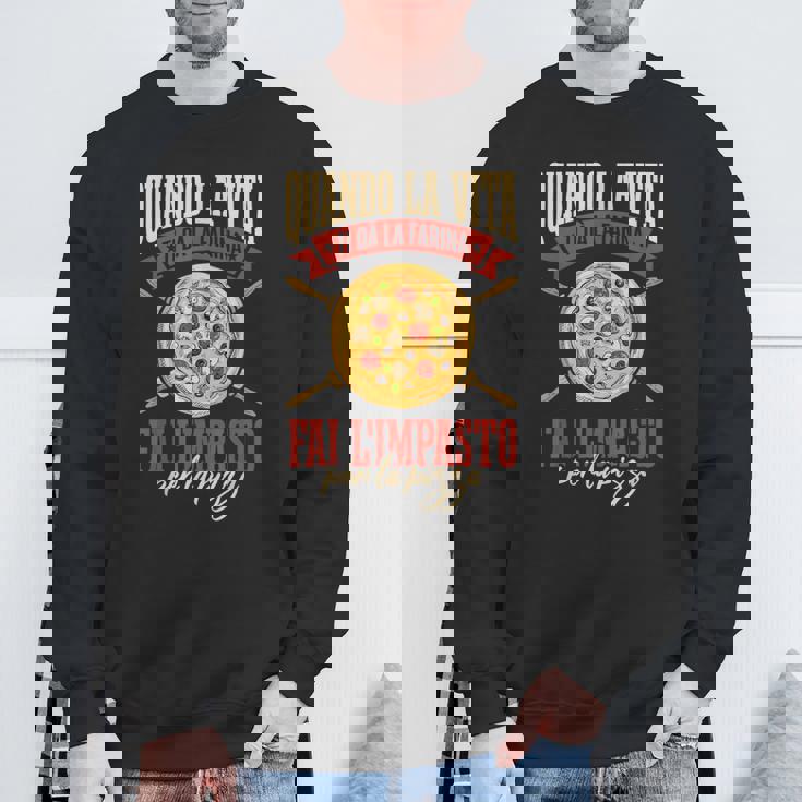 Pizzaioli Divertente Pizzaiolo Uomo Festa Del Papà Felpa Regalos para ancianos