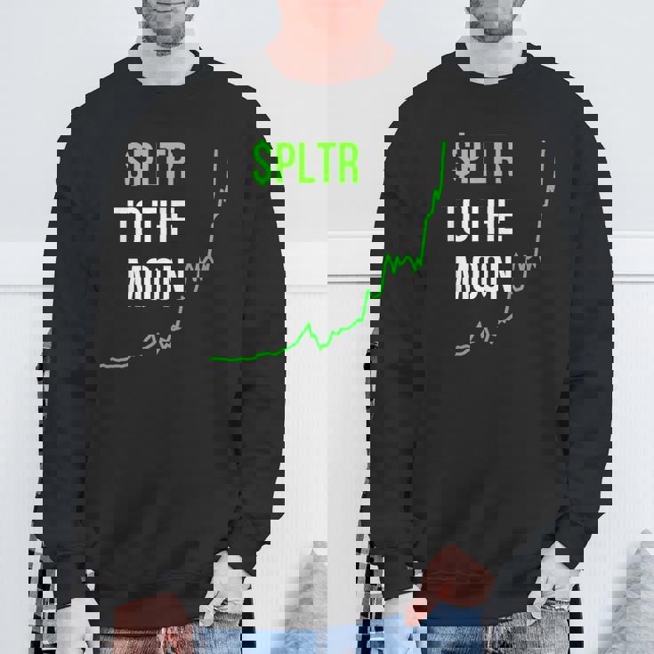 Pltr トゥザムーンストックティッカー Wsb 面白いミーム スウェットシャツ 高齢者への贈り物