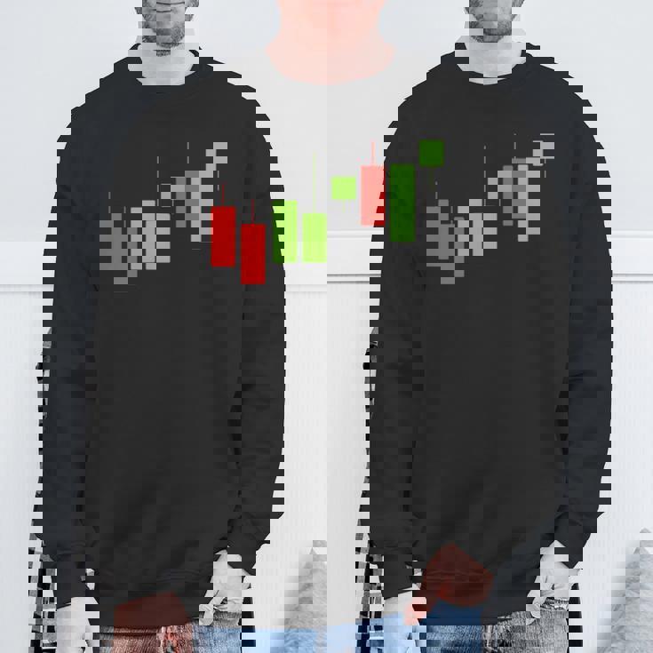 Pocket Cryptotocks グラフ トレーダー 投資家 メンズ レディース スウェットシャツ 高齢者への贈り物