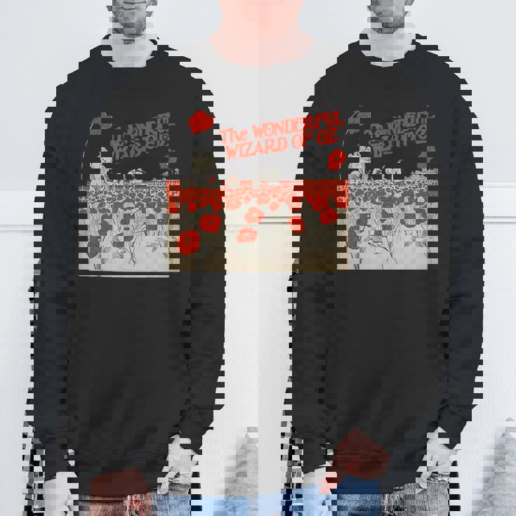 Poppy Field Tin Man ライオン かかし トト ドロシー オズの魔法使い スウェットシャツ 高齢者への贈り物