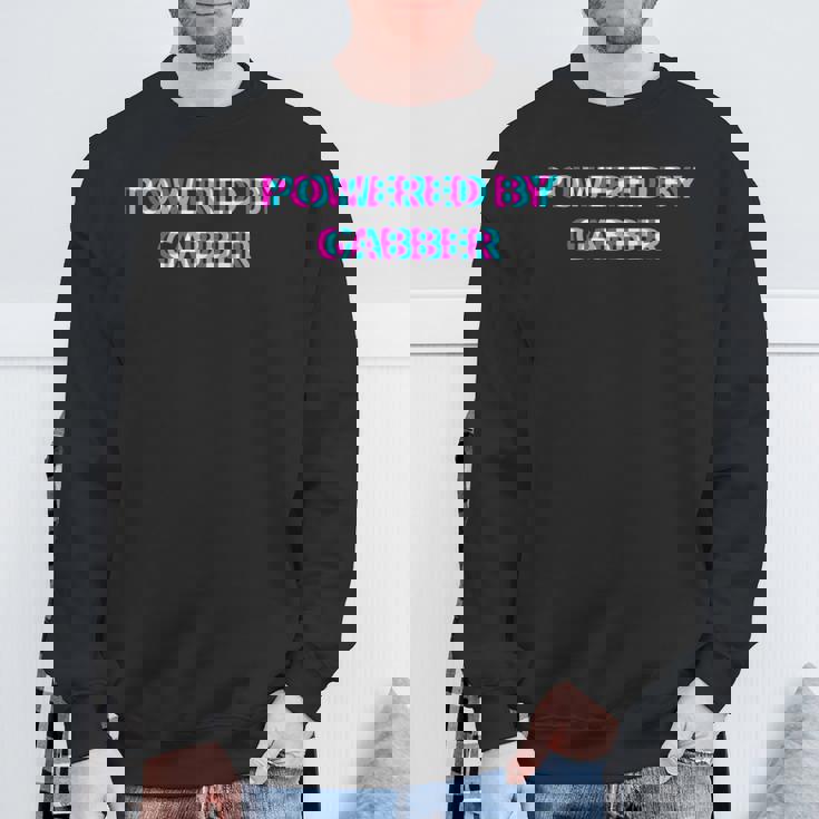 Powered By Gabber Music Festival Outfit 長袖tシャツ スウェットシャツ 高齢者への贈り物