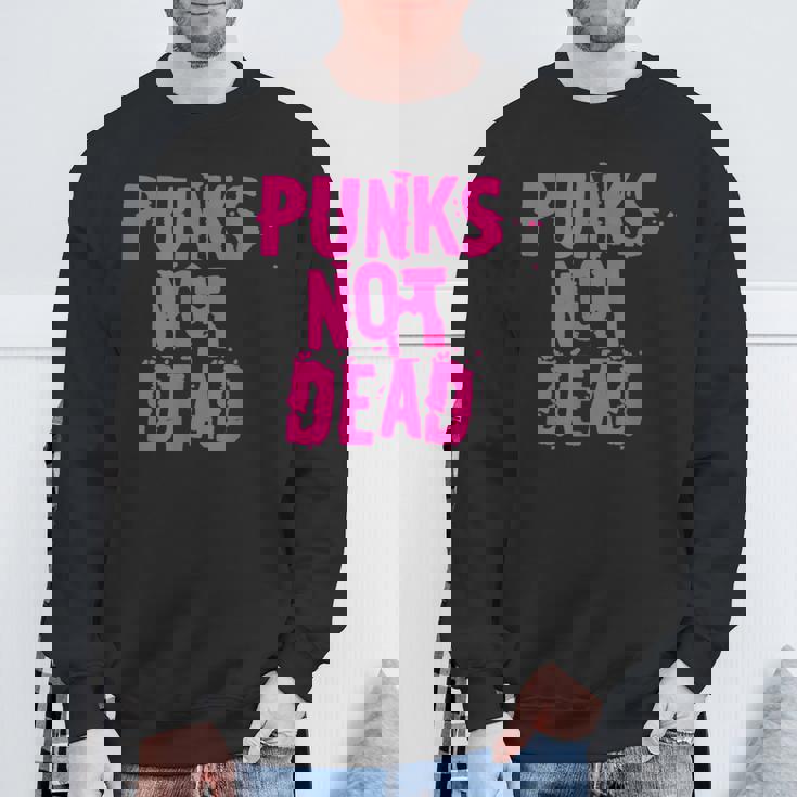 Punks Not Dead パンクズ・ノット・デッド スウェットシャツ 高齢者への贈り物