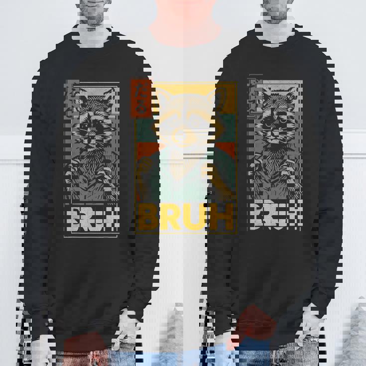 Raccoon Meme Sweatshirt - Unisex Japanese Style for Teens & Adults Gifts for Old Men