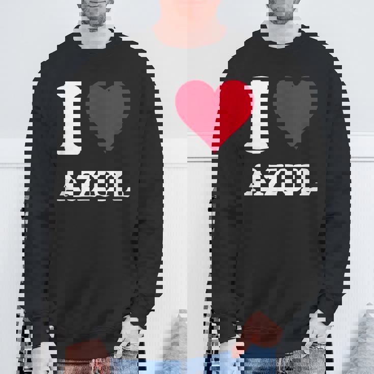 Red Heart I Love Azul スウェットシャツ 高齢者への贈り物