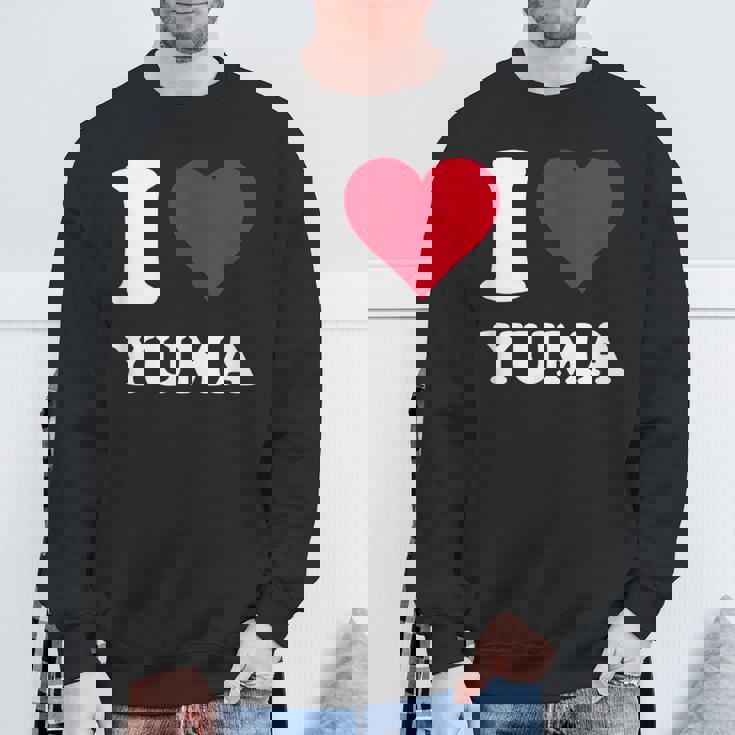 Red Heart I Love Yuma スウェットシャツ 高齢者への贈り物