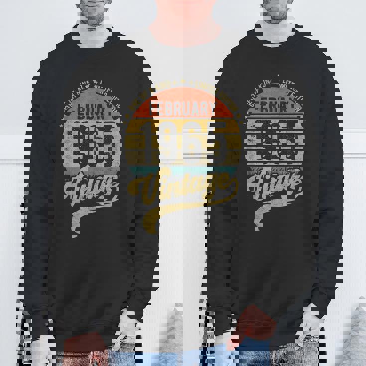 Reto 57歳の誕生日 57歳 1965年2月生まれ スウェットシャツ 高齢者への贈り物