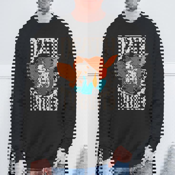 Retro Rabbit Death To Tyrants Vintage 90S Sweatshirt Gifts for Old Men