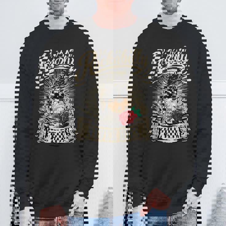 Rock N Roll Never Dies 愛犬家シュナウザー スウェットシャツ 高齢者への贈り物