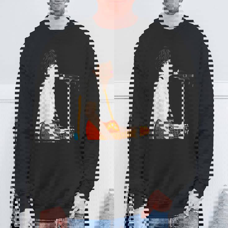 Rocker Old Rookie Original Illustration Bandman Rock スウェットシャツ 高齢者への贈り物