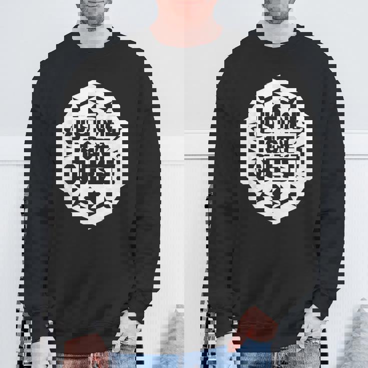 Rpg愛好家のためのjust One More Quest Gamer スウェットシャツ 高齢者への贈り物