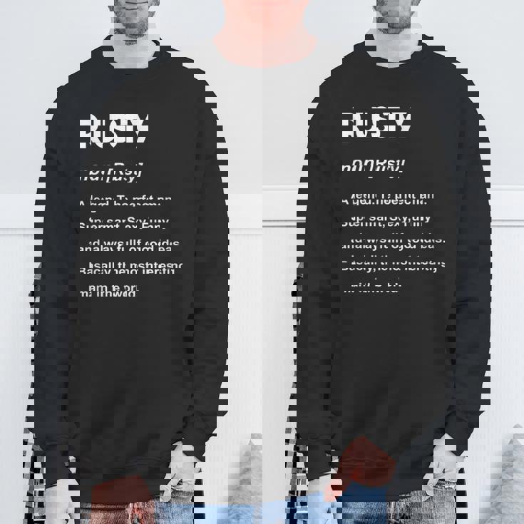 Rusty ネームシャツ スウェットシャツ 高齢者への贈り物