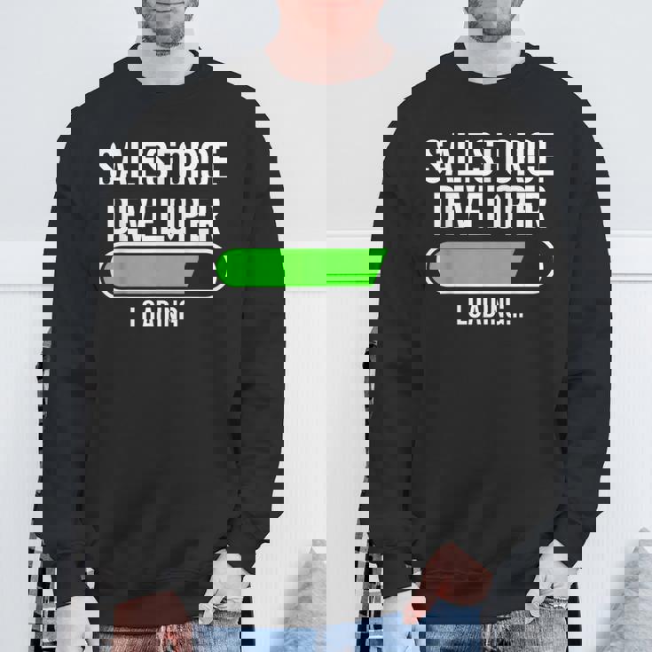 Salesforce開発者 卒業 卒業生 新しい仕事を読み込んでいます スウェットシャツ 高齢者への贈り物