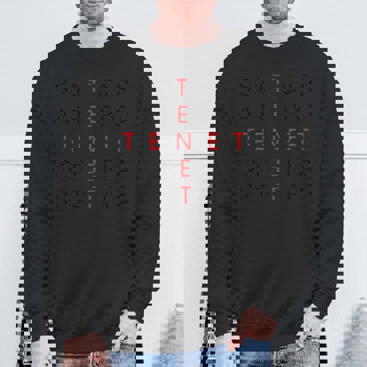 Sator 引用句 Iator Tenet Arepo 正方形ギフトアイデア スウェットシャツ 高齢者への贈り物