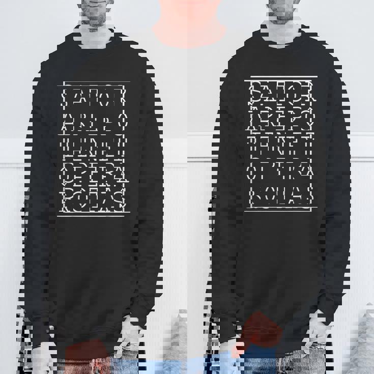 Satorquare アレポ テネット オペラ ロタス スウェットシャツ 高齢者への贈り物