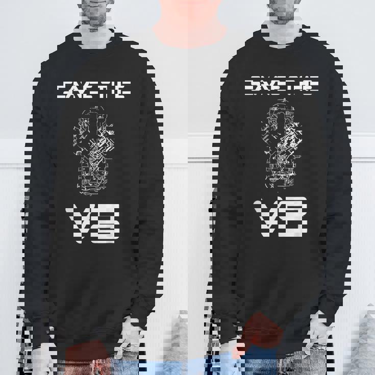 Save The8 カスタムカー マッスルカー クラシックカー オーナーメカニック スウェットシャツ 高齢者への贈り物