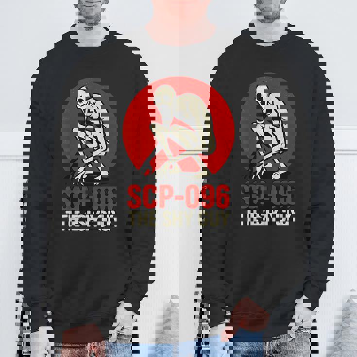 Scp-096 「シャイガイ」ホラーアートデザイン スウェットシャツ 高齢者への贈り物