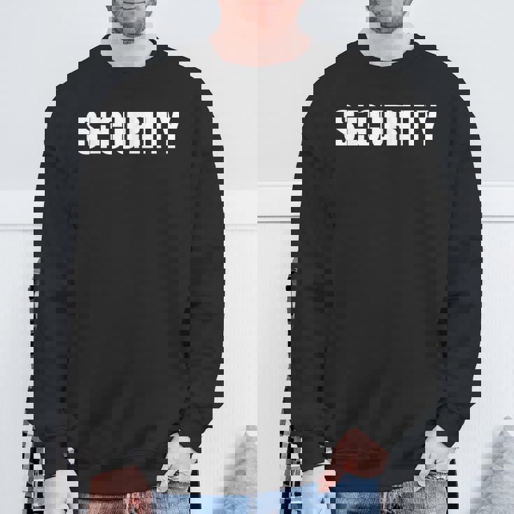 Security Officer セイフティースタッフ イベントユニフォーム フロント＆バック スウェットシャツ 高齢者への贈り物