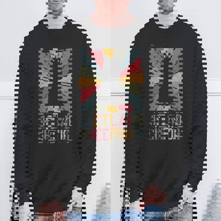 Shetlandheepdogintage シェットランドシープドッグ シェルティ ヴィンテージ 犬 スウェットシャツ 高齢者への贈り物