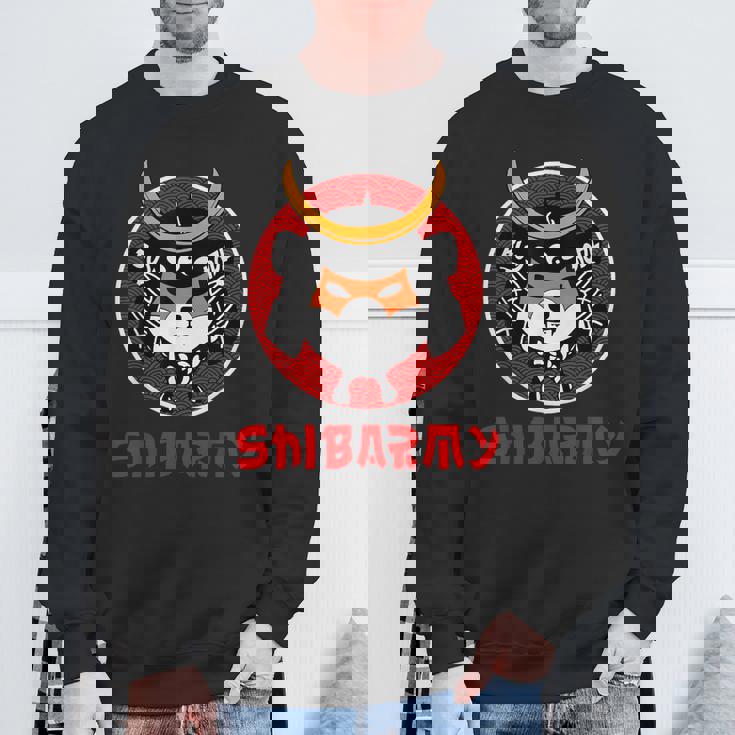 Shib Army クリプトホドルサムライ柴犬コイン スウェットシャツ 高齢者への贈り物