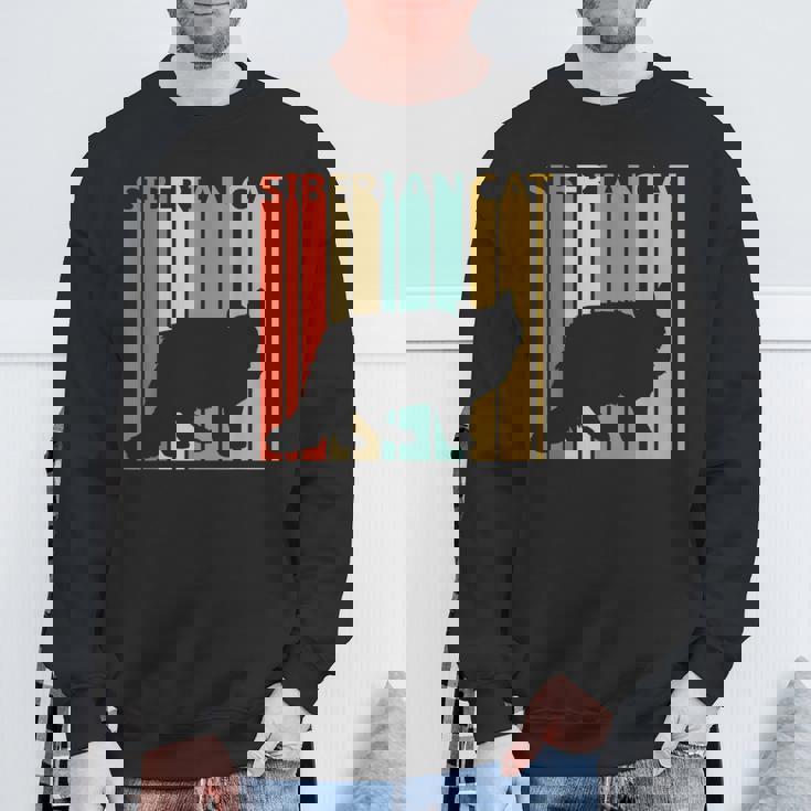 Siberian Cat サイベリアン スウェットシャツ 高齢者への贈り物