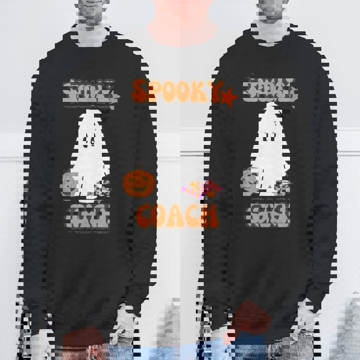 Spooky Ghost Dogs ハロウィンtシャツ コーチに最適 スウェットシャツ 高齢者への贈り物