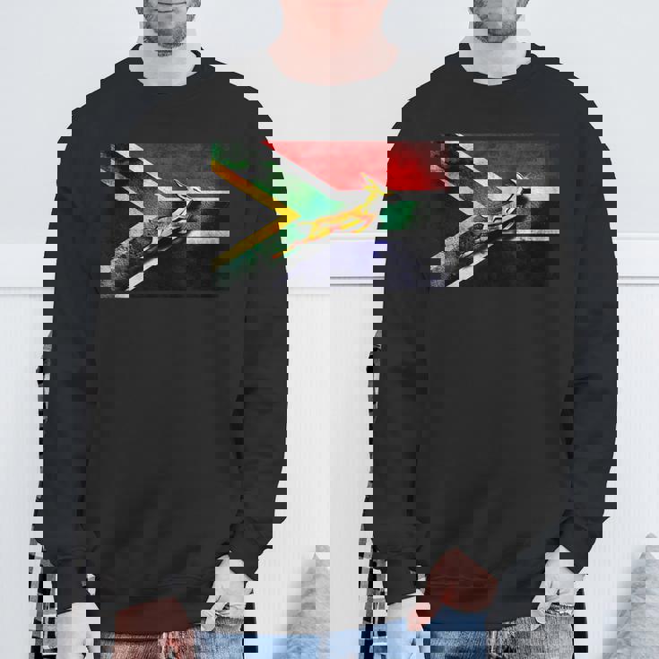 Springbok Bokke 南アフリカ国旗 ヴィンテージ ラグビー スウェットシャツ 高齢者への贈り物