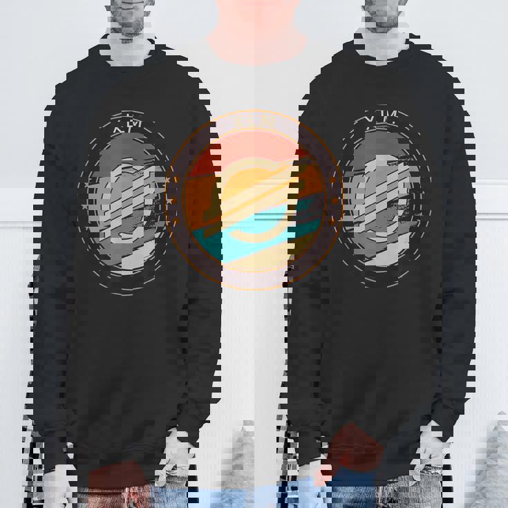 Stellar Xlm ヴィンテージ暗号レトロアート暗号通貨 スウェットシャツ 高齢者への贈り物