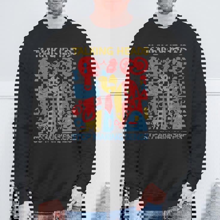 Stop Makingensee おしゃべりヘッド レトロ 面白いデザイン スウェットシャツ 高齢者への贈り物