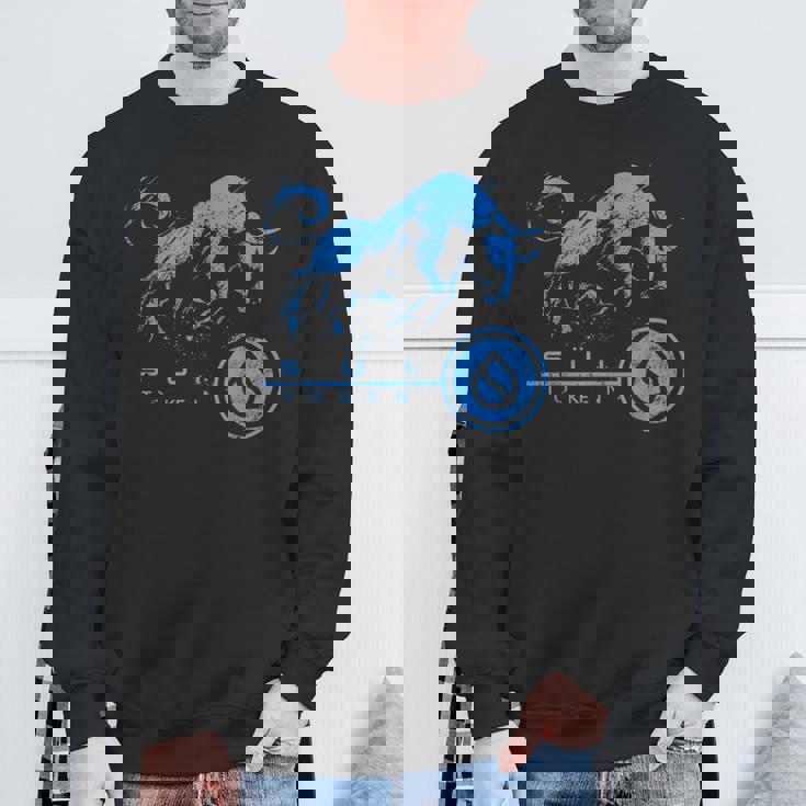 Suiコイン暗号ブルランhodlブロックチェーンで億万長者になる スウェットシャツ 高齢者への贈り物