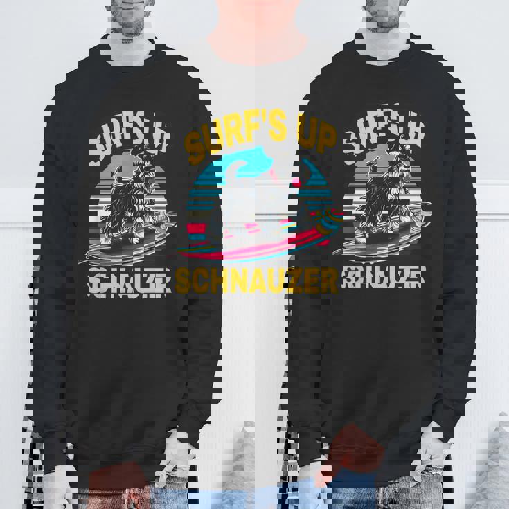 Surf Upchnauzer ファニーグラフィックtシャツ スウェットシャツ 高齢者への贈り物