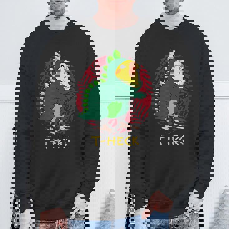 T Heck オカメインコ 面白い 恐竜 鳥 怒っているオウム 鳥 ミーム スウェットシャツ 高齢者への贈り物