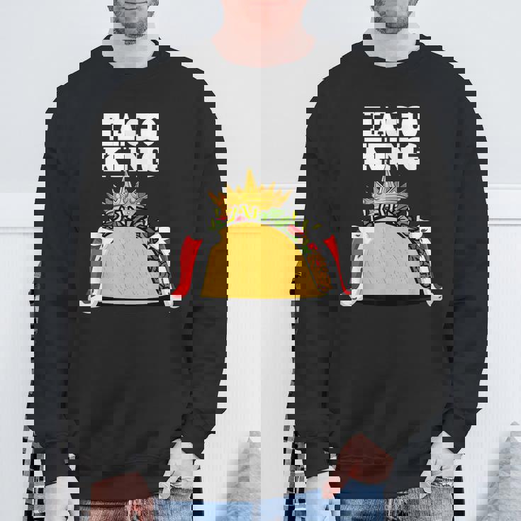 Taco King シャツ タコス愛好家用 スウェットシャツ 高齢者への贈り物