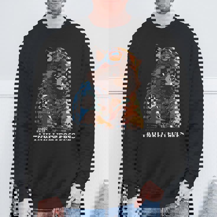 Tanuki Elite Forces No1 タヌキ精鋭部隊 漢字 動物 かわいい狸 たぬき おもしろ アニマル スウェットシャツ 高齢者への贈り物