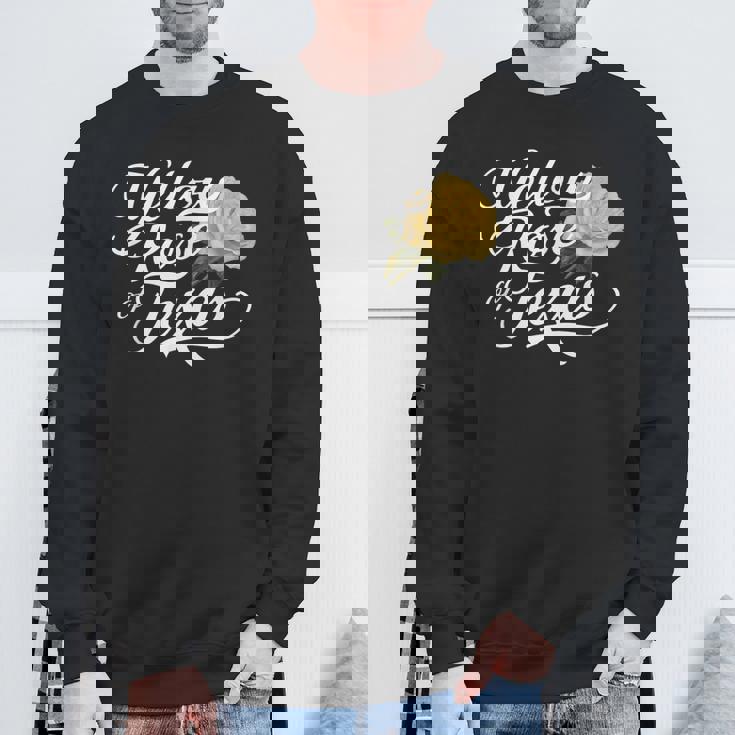 Texasイエローローズイエローローズ スウェットシャツ 高齢者への贈り物