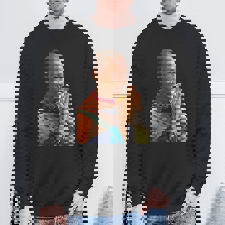 Thich Minh Tue ベトナム仏陀 スウェットシャツ 高齢者への贈り物