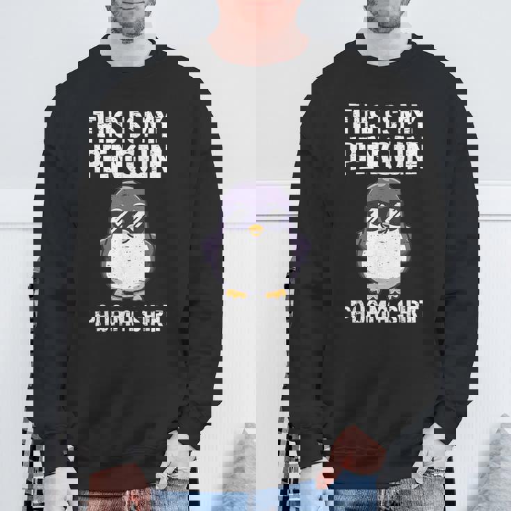 This Is My Penguin パジャマ シャツ キッズ ボーイズ ペンギン好き スウェットシャツ 高齢者への贈り物