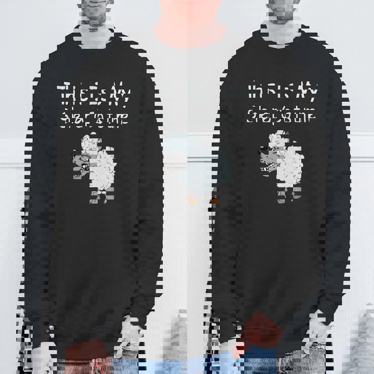 This Is Myheep Costume 羊の皮を被った狼 面白い羊 スウェットシャツ 高齢者への贈り物