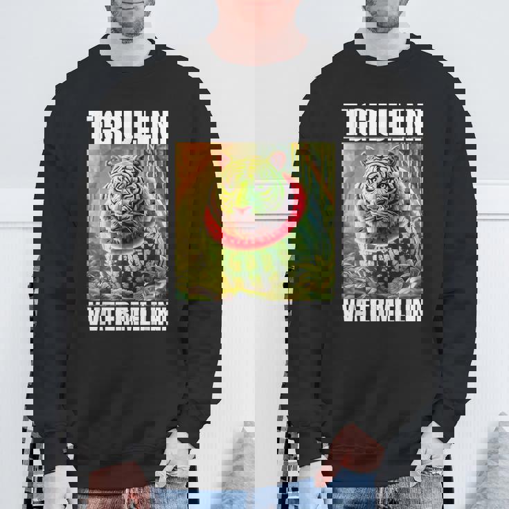 Tigrullini Watermellini イタリアンブレインロットミーム スウェットシャツ 高齢者への贈り物