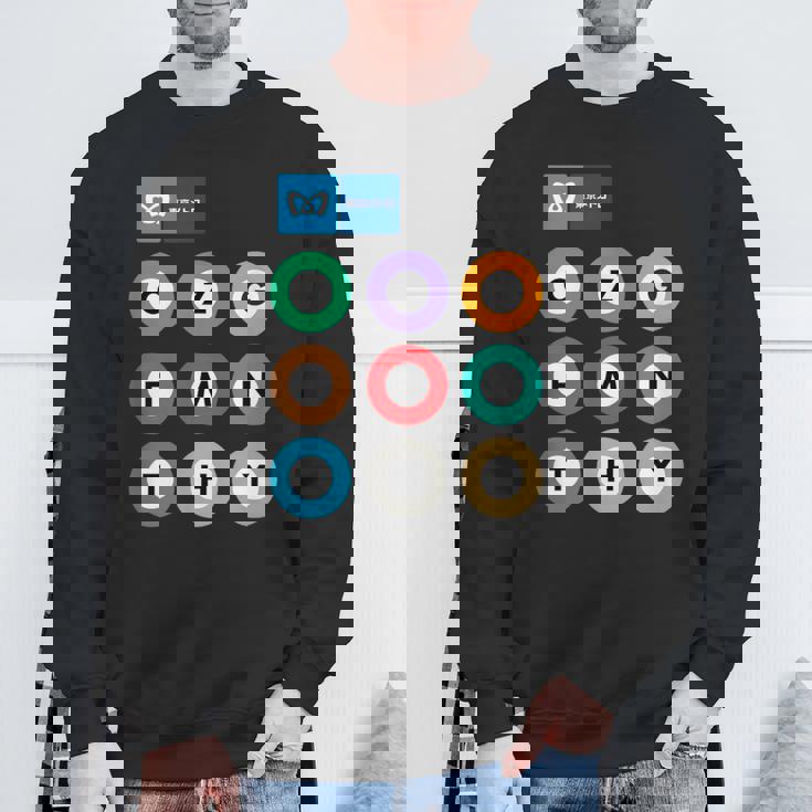 The Tokyo Metro スウェットシャツ 高齢者への贈り物