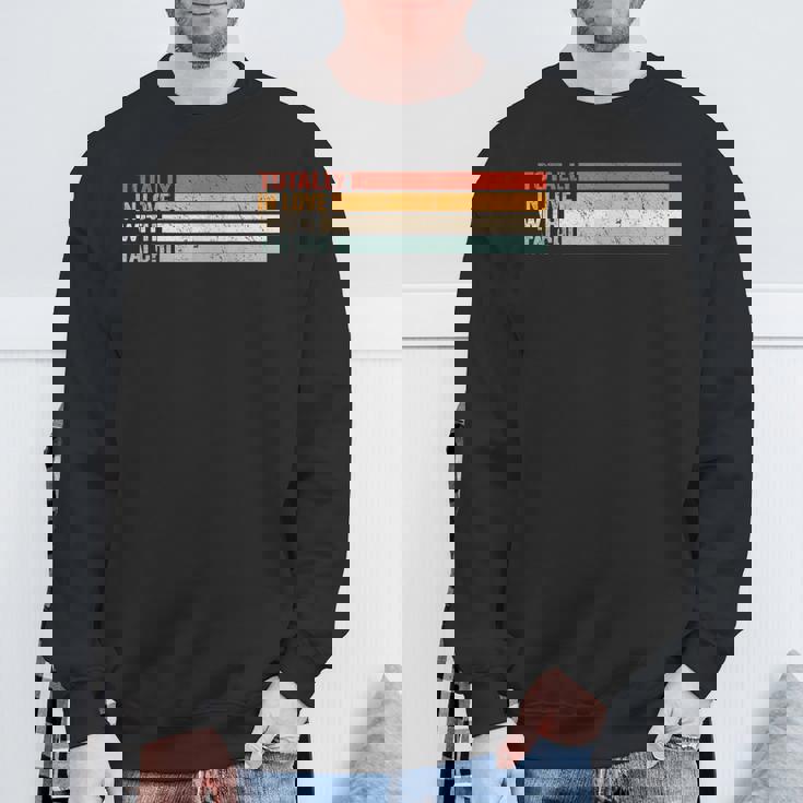 Totally In Love With Tai Chi レトロ マインドボディ ウェルネス 気功 スウェットシャツ 高齢者への贈り物