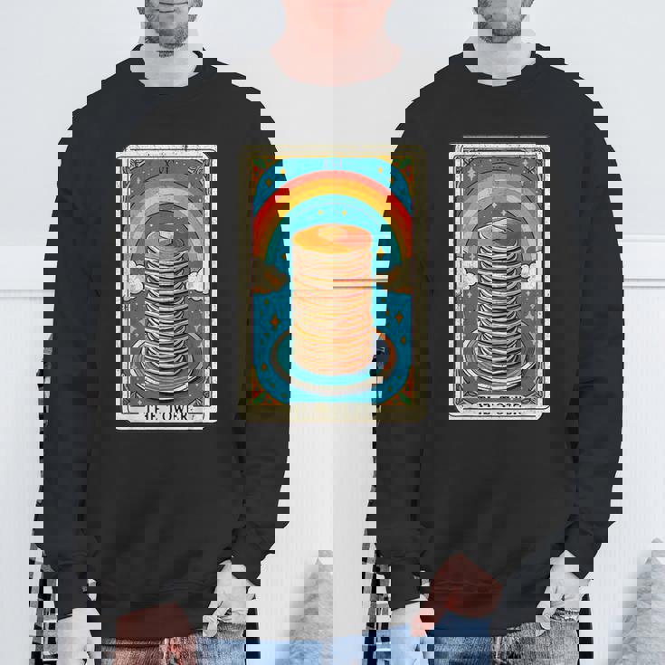 The Tower タロットカード パンケーキタワー 朝食愛好家 スウェットシャツ 高齢者への贈り物