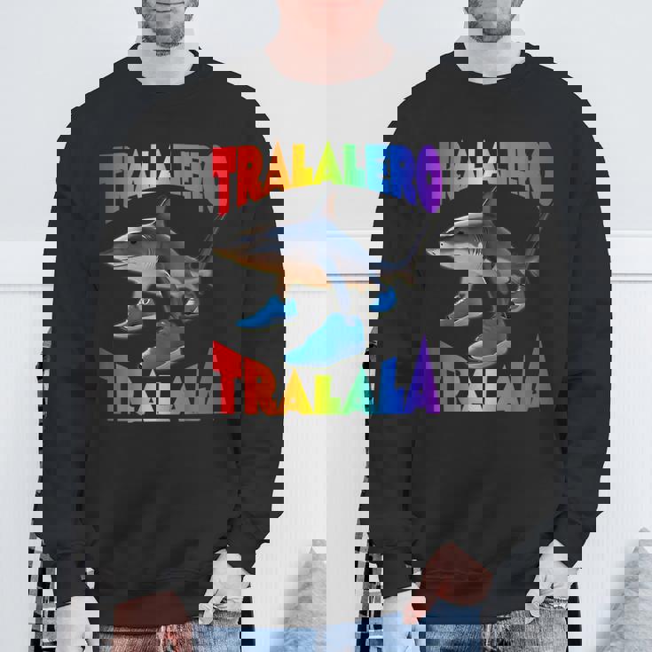 Tralalero Tralala イタリアンブレインロットミーム スウェットシャツ 高齢者への贈り物