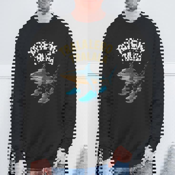 Tralalero Tralala イタリアンブレインロットミーム スウェットシャツ 高齢者への贈り物