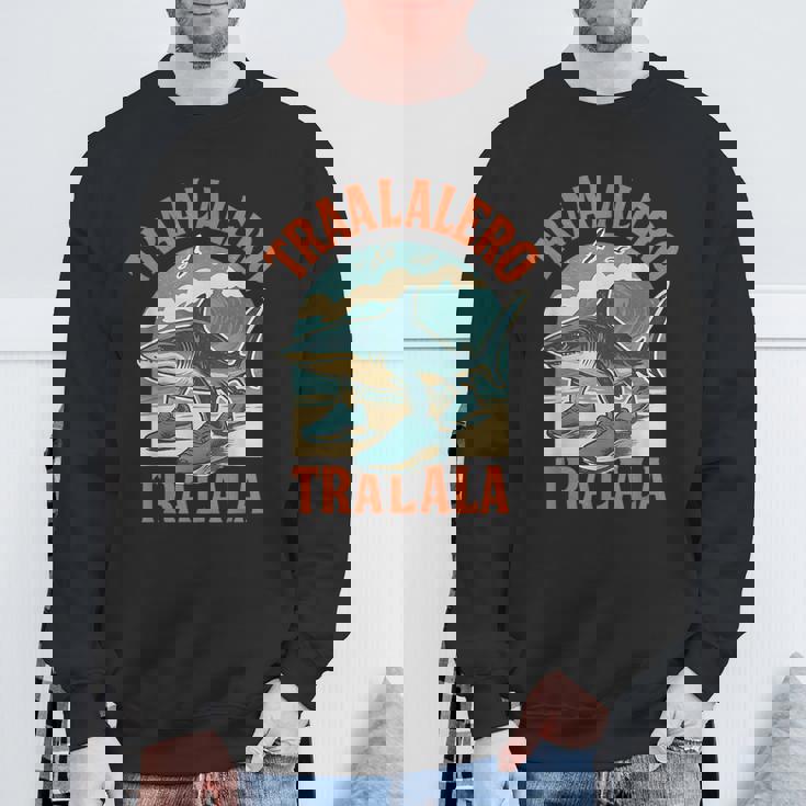 Tralalero Tralala イタリアンブレインロットミーム スウェットシャツ 高齢者への贈り物